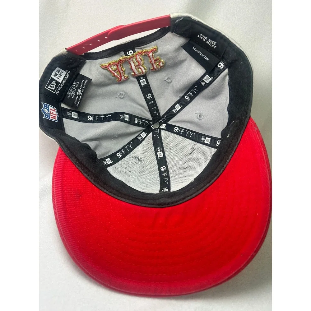New Era 9FIFTY San Francisco 49ers Snapback Hat Grey Red ARF Embroidery NFL Cap‎